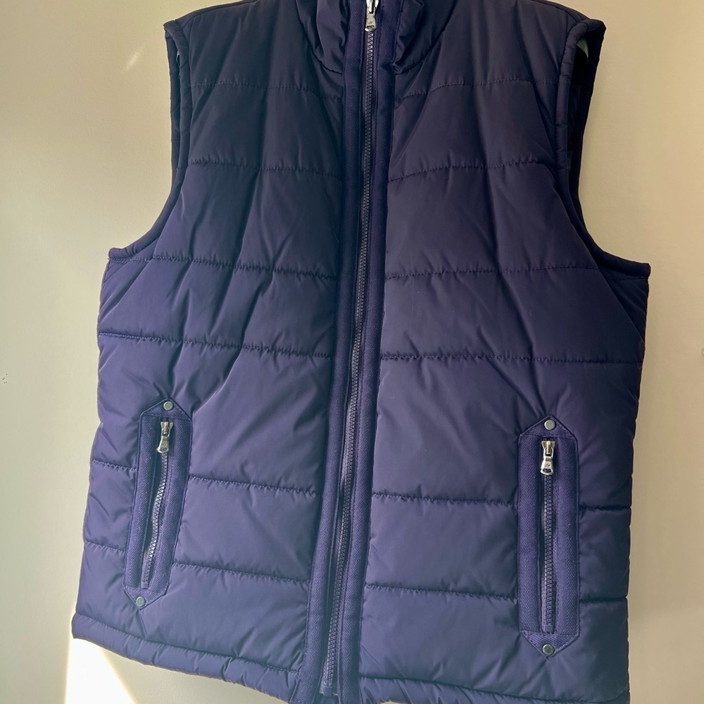 Men's Purple Puffer Vest